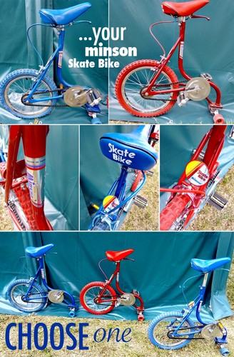Altes minson skate bike - minson,