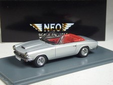 (KI-05-40) Neo Scale Models 43975 Glas GT Cabrio silber metallic in 1:43 in OVP