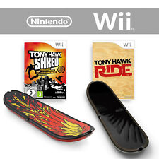 Tony Hawk RIDE oder SHRED Skateboard 🛹 und Spiel Auswahl für Nintendo Wii