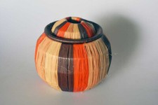 DDR Bast körbchen Nähkorb,Bast-behälter,Behälter für diverse Dinge