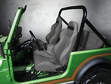 Racing Seat Set vorne Grau