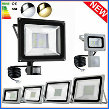 LED Fluter mit Bewegungsmelder 20W 30W 50W 100W 500W Außen Strahler Scheinwerfer
