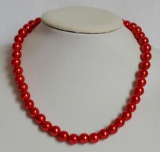 Kunst-Perlen-Hals-Kette 40,45,50,55,60,80,100 cm 1 St. P.Ø 6,8,10,12,14,16mm Neu