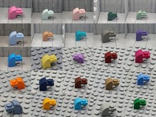 LEGO® 8x Bogenstein Rundstein Slope Brick 1x2x1 1/3 - 6091 - Diverse Farben