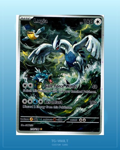 Lugia ocean art custom card - ocean,