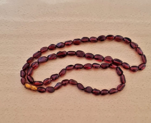 Vintage bernstein kette 62cm - vintage,