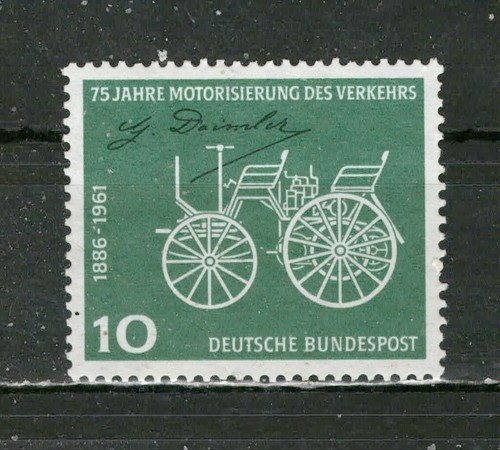 Mi363p briefmarke brd 1961 - mi363p,
