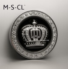 3D Krone Metall Aufkleber KFZ