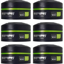 Fonex Gummy Haarwax Matte Finish & Volumen Look, (6er Pack) 150ml