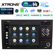 7" Autoradio Android 14 4G+64G für Audi A4 S4 B6 B7 SEAT AKM DSP GPS Navi 4G LTE