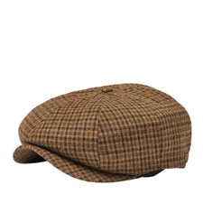 Brixton Brood Snap Cap Caramel Blacki Schiebermütze Schirmmütze Flatcap