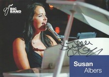 Susan Albers Autogrammkarte
