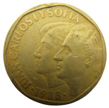 500 Peseten Münze Spanien