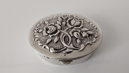 Albo pillendose 835er - albo, silber