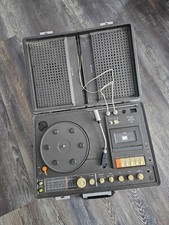Sanyo G-2620UM Vintage 1970s Music Center Turntable Radio Cassette Briefcase