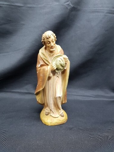 Krippenfigur hirte mit hut - krippenfigur,