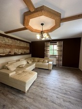 Designercouch Leder Sofa - Wohnlandschaft - Ledercouch, neuwertig