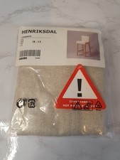 Ikea Henriksdal Schonbezug Hocker Bezug Linneryd natur 701.881.93