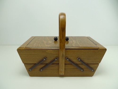 Vintage nähkasten holz - vintage,