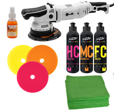 Liquid Elements T5200 Exzenter Poliermaschine mit Zubehör Profiset 3 Stufig Set