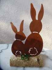 "zwei rostige Osterhasen" Edel
