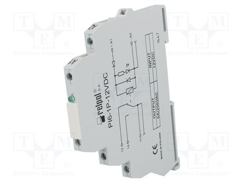 Spdt uspule 12vdc - 12vdc, relais