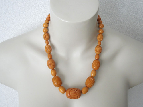 Vintage bakelit kette collier - vintage,