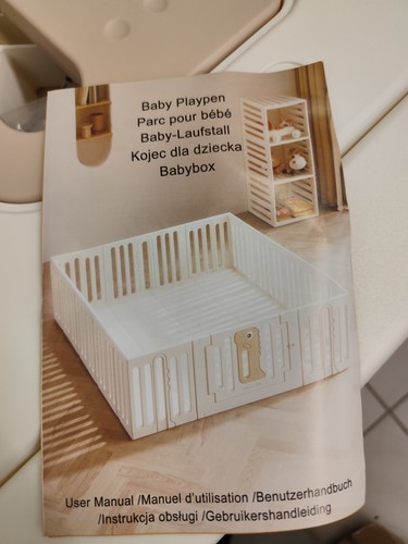 Baby laufstall 180x200x60 cm - -,