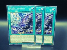 Yugioh Playset 3x Diabell spielen SUDA DE056/ Common/ Near Mint/ Deutsch