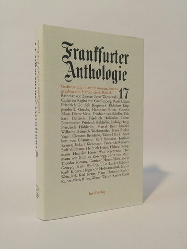 Frankfurter anthologie - frankfurter,
