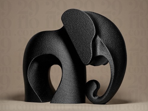 Modern elephant figurine - modern, |