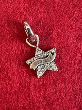 Fossil Charm Anhänger Bettelarmband „Vintage Star“ mit Glitzer