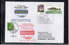 RYANAIR FFC ERSTFLUG BERLIN - BELFAST NORTH IRELAND 2016
