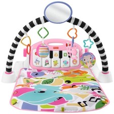 Baby Gym Fisher Price Kick and Play Klavier für Neugeborene mit Musik Geschenkideen PINK