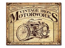 Schild Oldtimer Motorrad 30 x