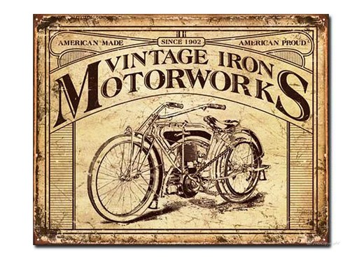 Schild oldtimer motorrad x - schild,