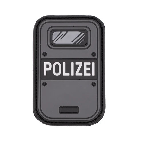 Polizei schild patch - schild,