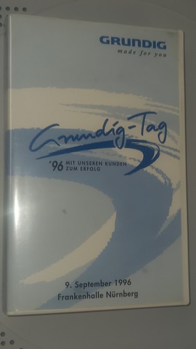 Vhs videokassette grundig tag - vhs,