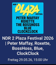2x Tickets NDR 2 Plaza
