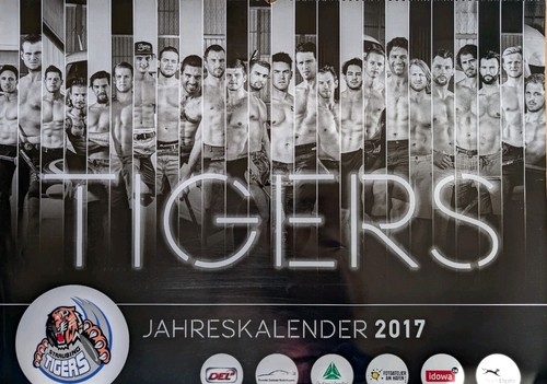 Straubing tigers wandkalender - tigers,