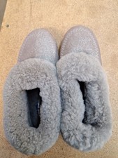 Lands End Shearling Gunmetal