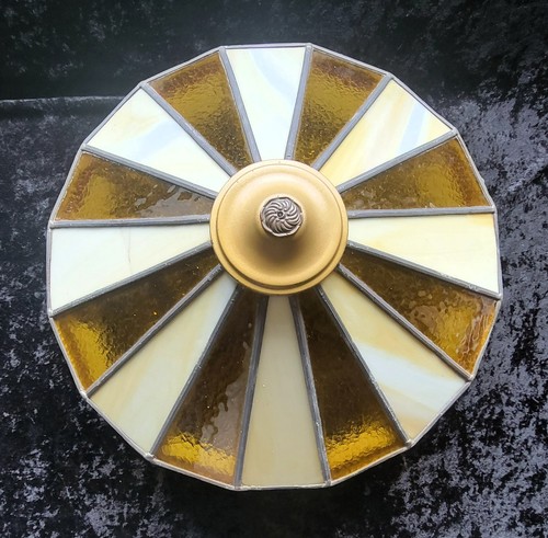 Bleiverglaste deckenlampe - bleiverglaste,