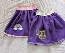 Mädchen 2 Röcke Dirndl Rock Gr. 134/146