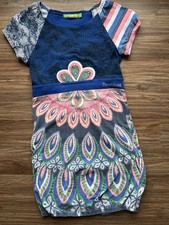 Desigual Kleid Blau/Mehrfarbig