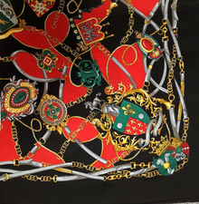 NEU! Großer Tuch Ketten/ Kordeln/Gürtel Baumwolle/ Polyester L/B: 116 x 116 cm