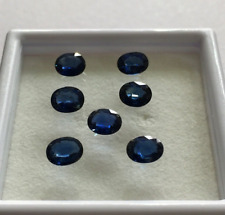Wunderschöne  7 lose blaue Saphire von ca. 3,04ct