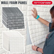 10 Tlg 3D Tapeten Wandpaneele Selbstklebend Steinoptik Ziegelstein Wandaufkleber