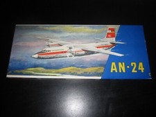  DDR Modellbaukasten KVZ Zschopau Propeller Flugzeug  " AN  -24  " 60iger Jahre 