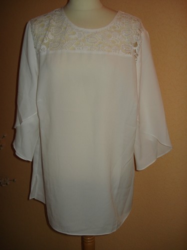 Elegante schlupfbluse spitze - elegante, m.spitze