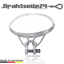 Stahlseil mit Ösen Schlaufe